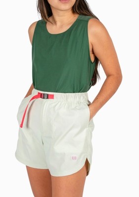 TOPO Designs Women s River Shorts Large Light Mint NWT $79 Outdoors Hike 