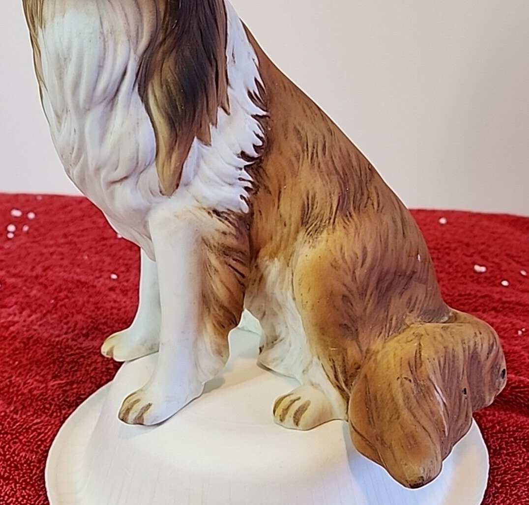 Homco Masterpiece Porcelain Collie Dog Figurine 8