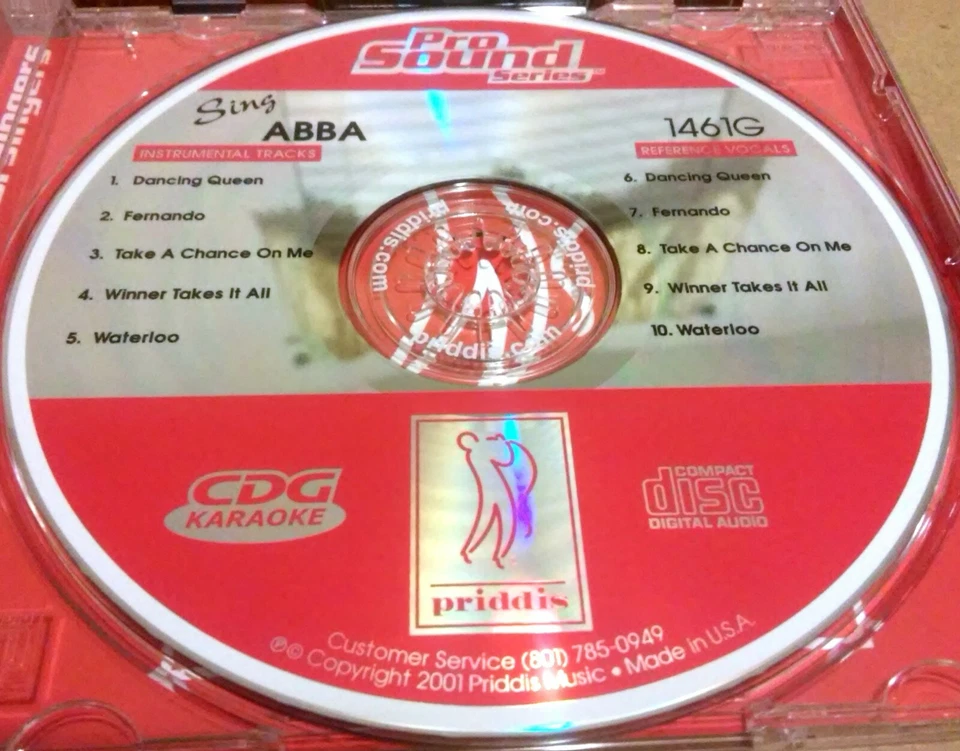(2) KARAOKE CD SET CD+G ABBA 2002 PRIDDIS + CELINE DION 1998 BCI - Image 3 of 4