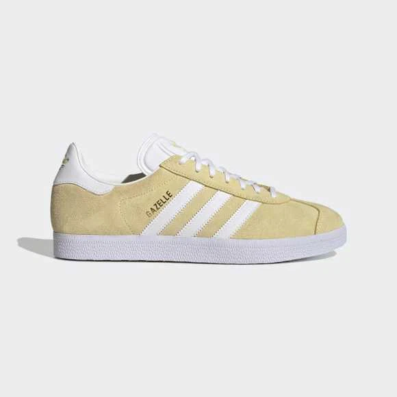 New Adidas Gazelle Originals Shoes Almost Yellow Gold Metallic GX2203
