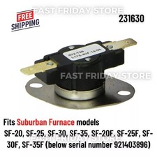 RV Camper Furnace Limit Switch Replace Suburban SF-20/25/30/35/20F/25F/30F/35F