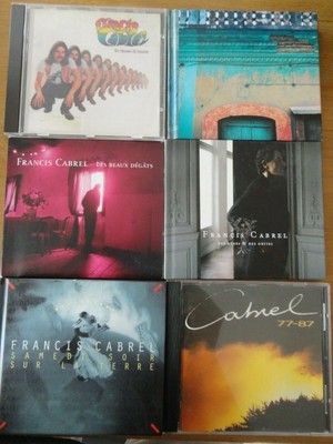 LOT ** FRANCIS CABREL ** Les Beaux Dégâts /hors saison/cabrel 77/87 etc. | CD | 
