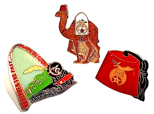 Shriners Masonic St. Louis Lapel Pin Bundle - Picture 7 of 13