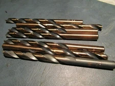 (7) Ltr H HSS 135° Split Point Black & Gold Finish Jobber Drill