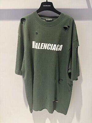 Balenciaga Destroyed Flatground T Shirt Cotton Size XS | eBay Balenciaga Destroyed Flatground T Shirt Cotton Size XS | eBay