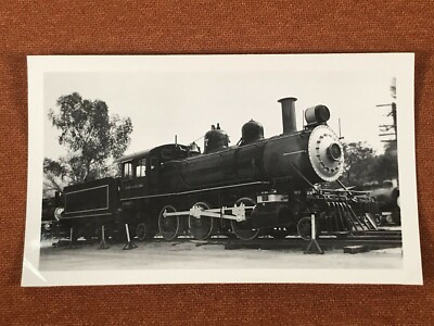 Sharp & Fellows Railroad Locomotive 7 Antique Photo 