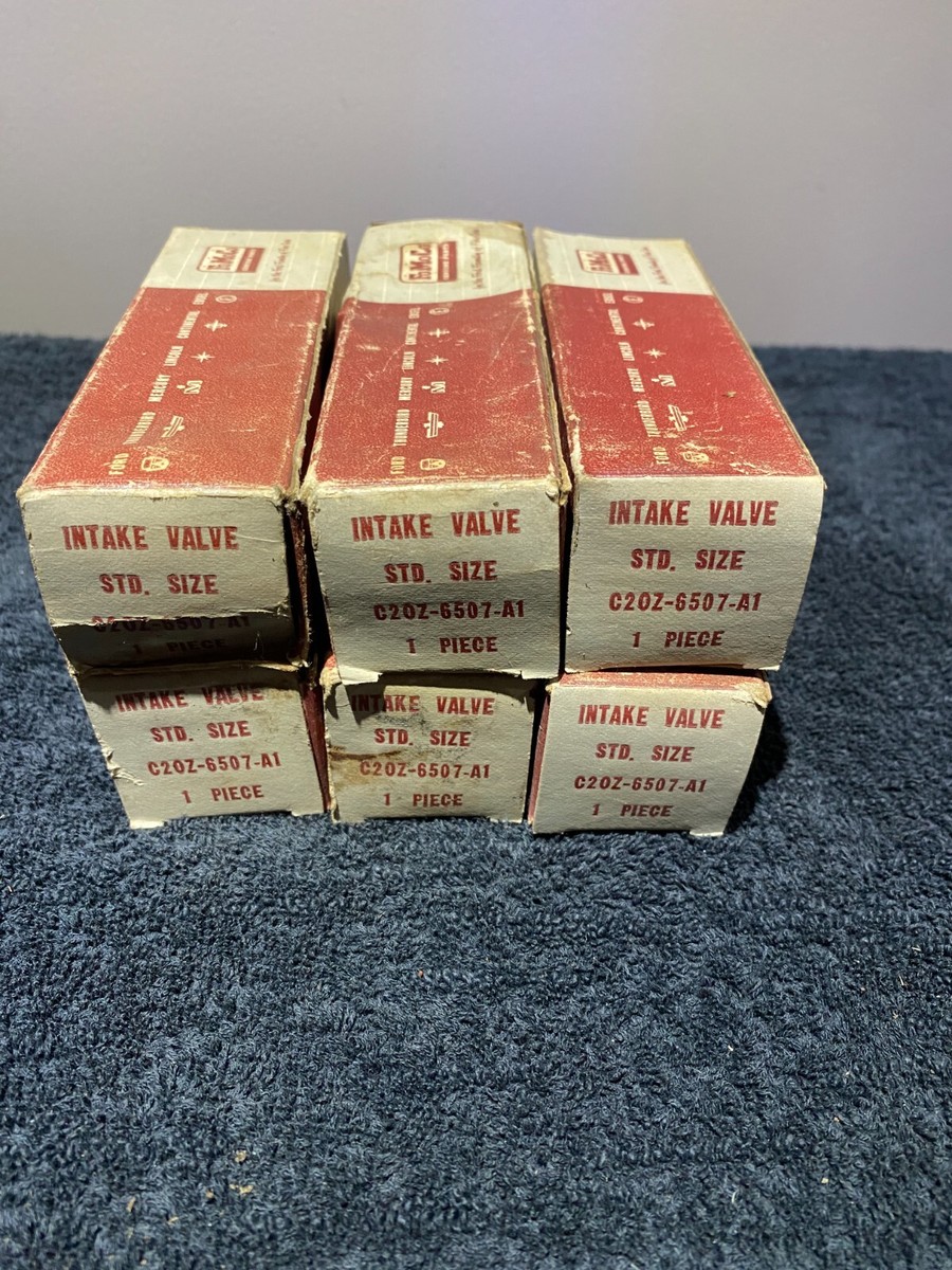 NOS 1962-1963 Ford Galaxie, Fairlane, Falcon intake valve lot (6