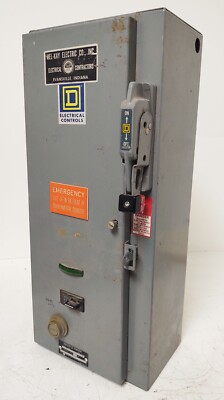 Square D Size 1 Combination Motor Starter Disconnect 8538SCG14CFP2TX12 120V Coil