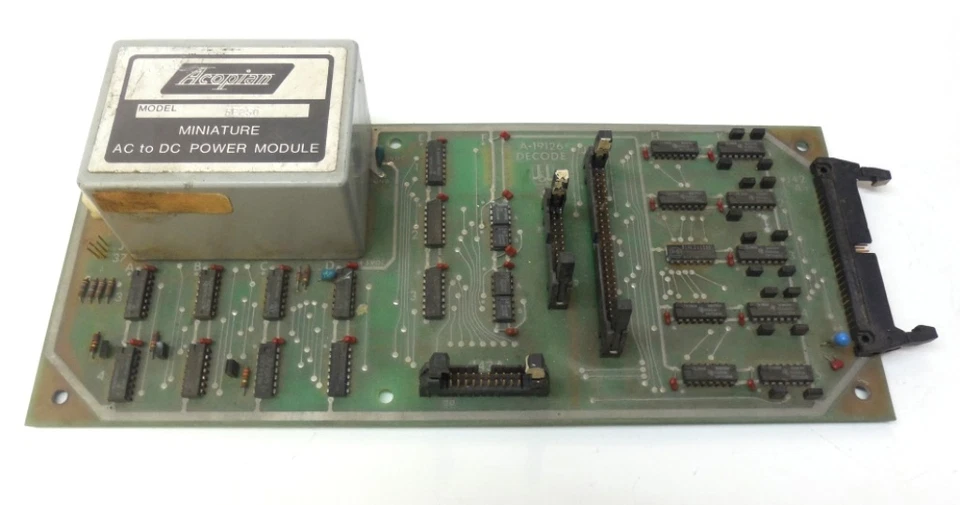 J&L JONES & LAMSON DECODER BOARD CONTROL CARD MODULE A-19126 W/ ACOPIAN 5E250 - Image 3 of 4