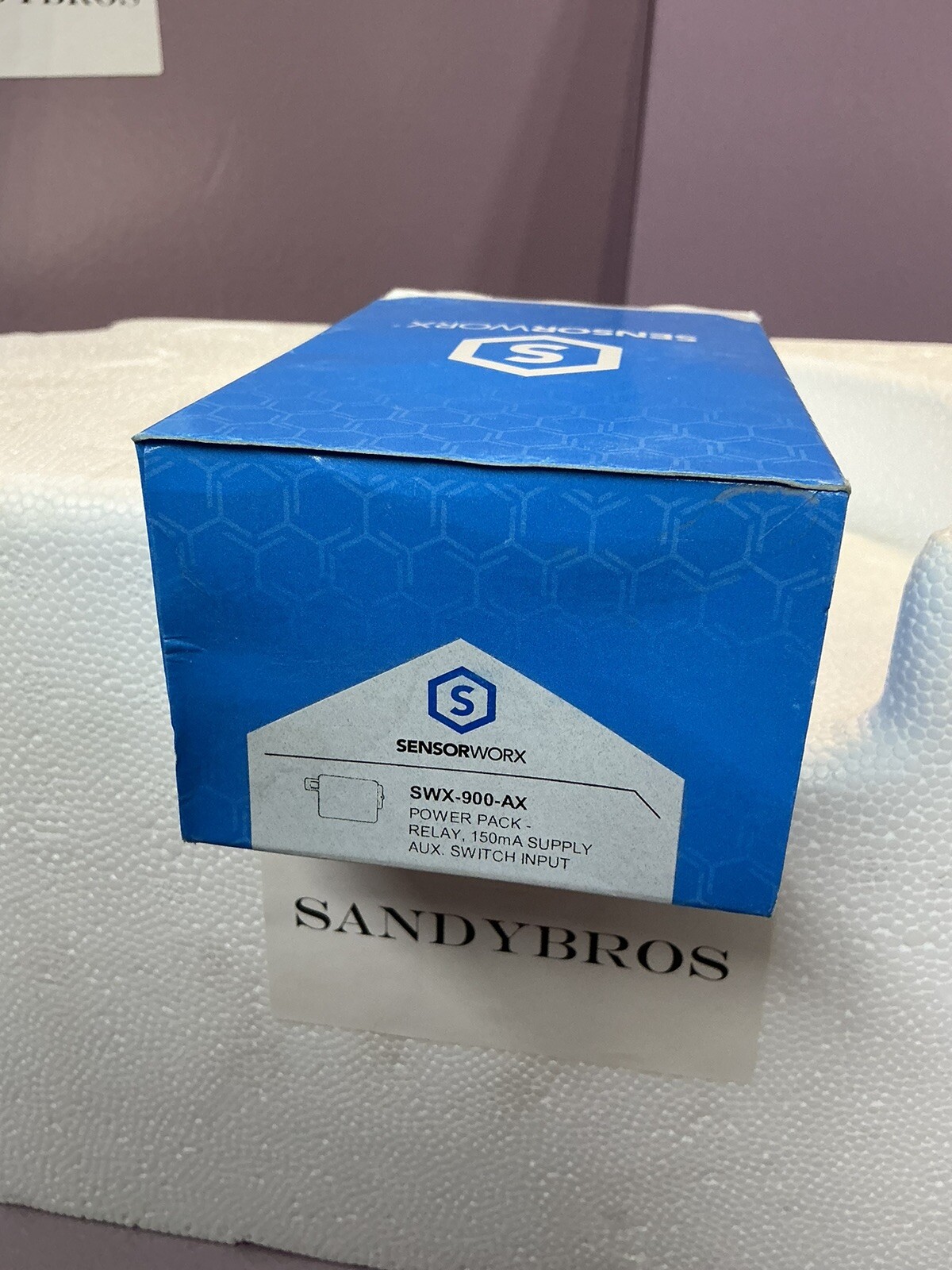 SENSORWORX POWER PACK RELAY SWX-900-AX 150mA Supply AUX Switch Input