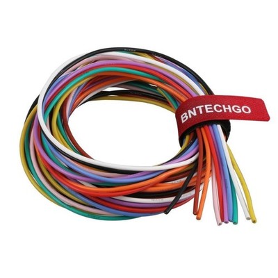BNTECHGO 18 Gauge Silicone Wire Kit 10 Color Each 5 ft Flexible 18 AWG Strand...