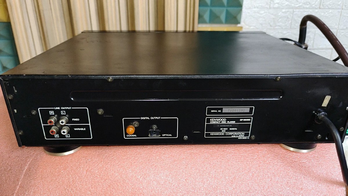 ✓🔥Kenwood DP-990SG CD Player Compact Audio Digital Black Working