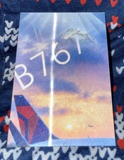 2015 DELTA AIRLINES BOEING 767-300ER #35 Aircraft Pilot TRADING CARD