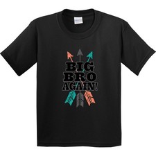 Inktastic Big Bro Again Tribal Arrow Brother Announcement Youth T-Shirt Siblings