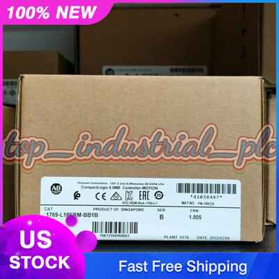 New Factory Sealed 1769-L18ERM-BB1B AB CompactLogix 0.5MB Controller Motion