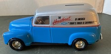 Ertl Diecast 1950 Chevy "The Heartbeat of America" Panel Truck Bank w/Key