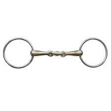 Wassertrense Ausbildungsgebiss ~ doppelt gebrochen ~ Argentan ~ 8,5cm bis 15,5cm