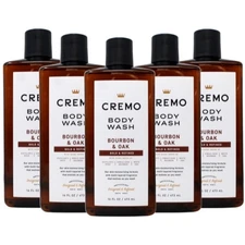 Cremo All Season Body Wash No. 8, Bourbon & Oak - 16 Fl. Oz. - Pack of 5