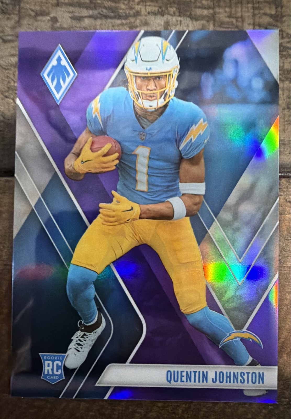 2023 Panini Phoenix - Rookies Quentin Johnston #107 Purple /125 (RC)