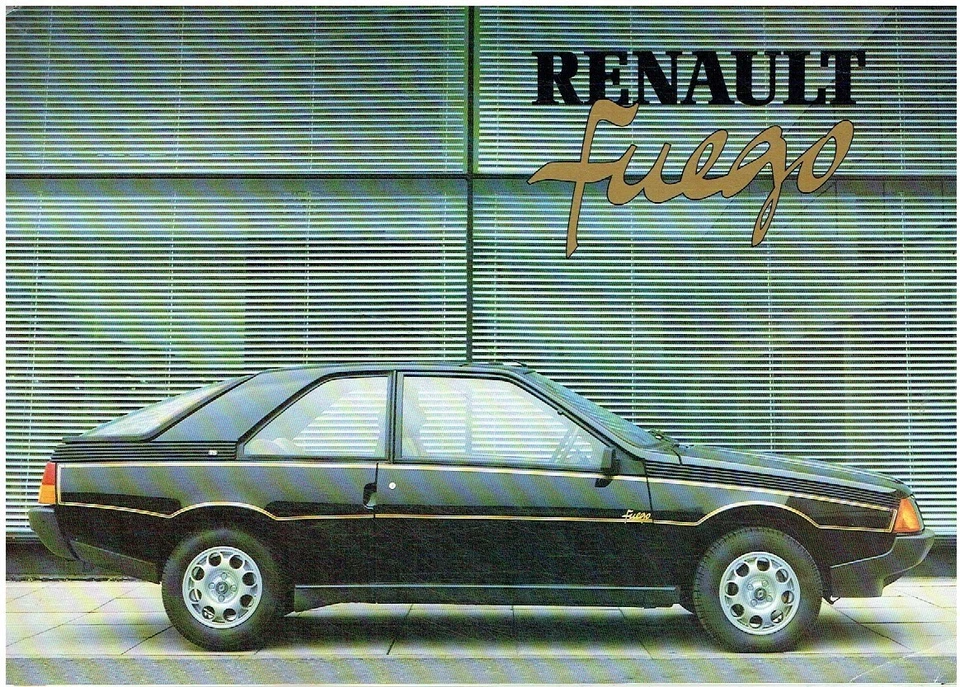 RENAULT FUEGO TS COUPE (LTD EDITION) ORIGINAL 1983 FACTORY UK SALES PAMPHLET - Bild 1 von 1
