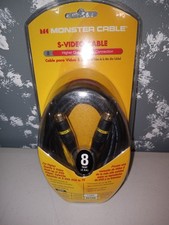 New & Sealed Monster Cable S-Video 8 foot Cable 24K Gold contacts