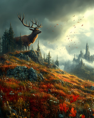 8x10 Wildlife Nature Art Print - 984066187