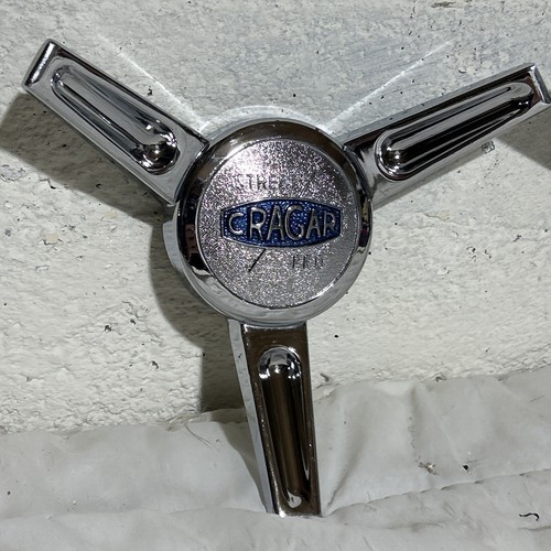 Cragar Street Pro Knock Off Spinner Chrome Custom Wheel Center Hub Caps (2) - Picture 2 of 9