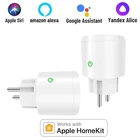 HomeKit WiFi Smart Plug Apple Home Scan Code No Hub Required EU Socket Remote Su