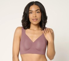 Evelyn  Bobbie Evelyn Seamless Wirefree Bra Size Large Thistle A677303