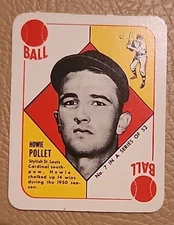 1951 Topps Howie POLLETT St. Louis CARDINALS #7 No Creases