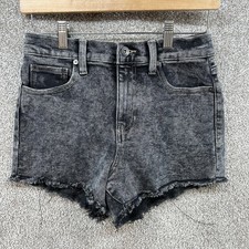 Kendall Kylie Juniors Raw Hem Shorts Size 5/27 Black The Drifter