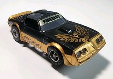 Vintage Aurora AFX Tomy Black/Gold Pontiac Firebird HO Slot Car Magna-Traction