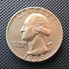 1959 Washington Quarter 25C Silver 0.9 Fineness Philadelphia Mint KM#164
