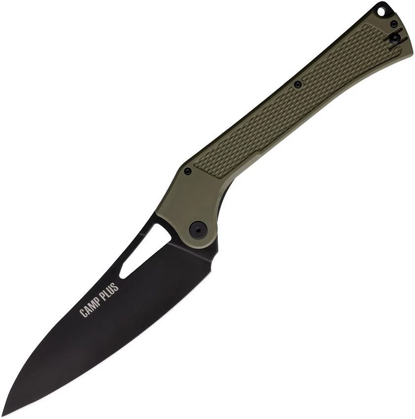 Ontario Camp Plus EDC Folding Knife 5½ Stainless Blade Glass Filled Nylon Handle - Image 2 of 3