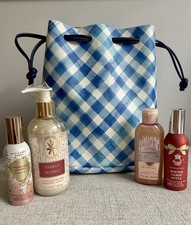 Mixed Lot- Rare Bath  Body Works With Gingham Bag