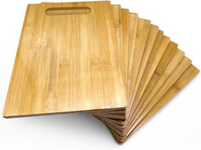 Bulk Plain Bamboo Cutting Board (Set of 12) | for Customized, Personalized Engra