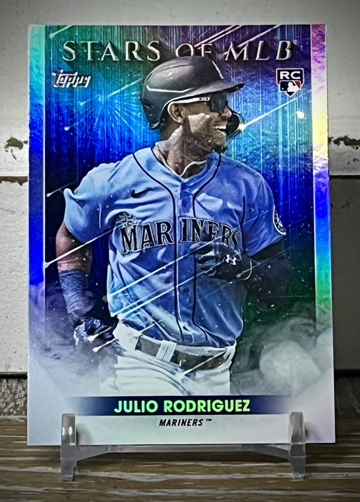 Julio Rodríguez Card SP HOLOFOIL Refractor Rookie 🏆 White Uniform - Mint NM 💎