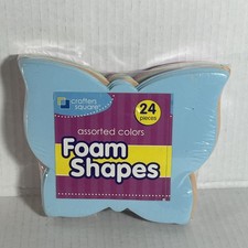 Butterfly Assorted Color Foam Shapers