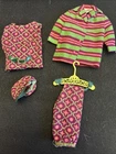 Vintage 1960s Barbie  Sears Exclusive Stripes Patterns Clothes Lot I20