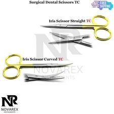 Goldman Fox TC Scissor Iris Gum Straight & Curved Tungsten Carbide Tip
