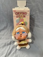 POP MART x Crybaby Crying Again Keychain Plush Figure - I'll Bring You A Flower