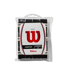 12 Pack Wilson Pro Tennis Overgrips Black Grip Tape Replacement
