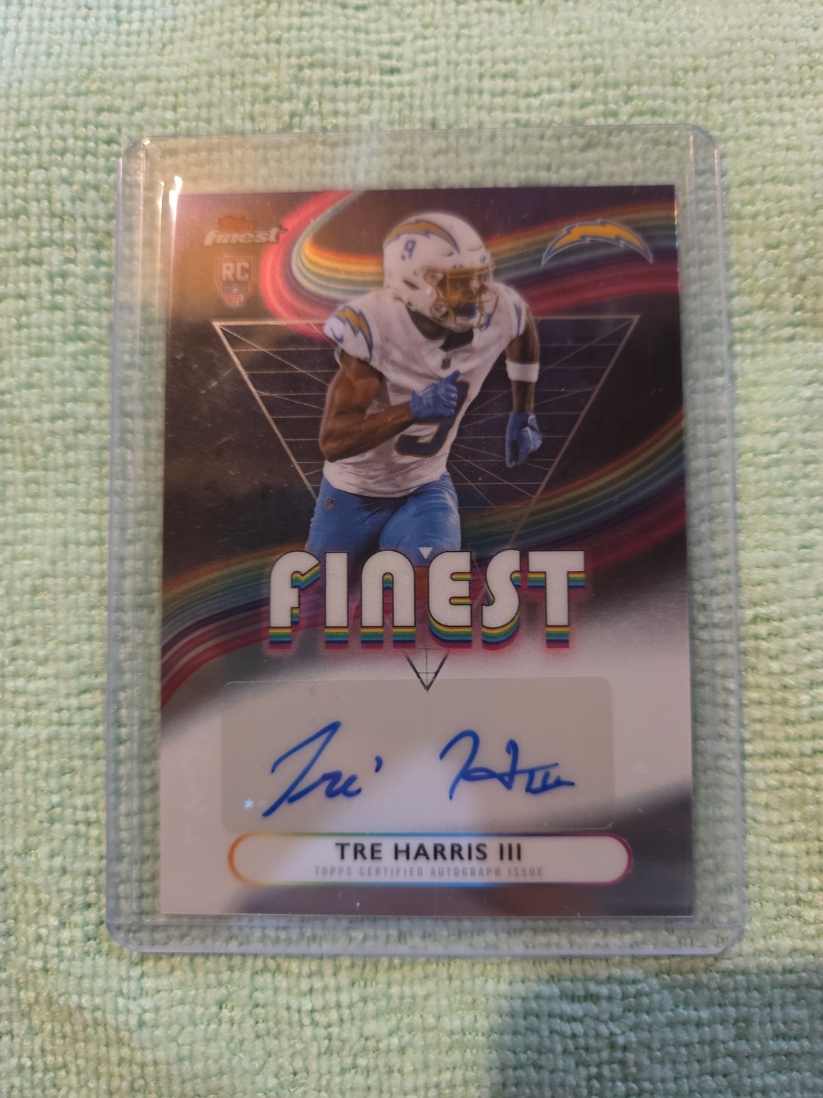2025 Topps Finest - Rookie Finest Autographs Tre Harris III #RFA-TH