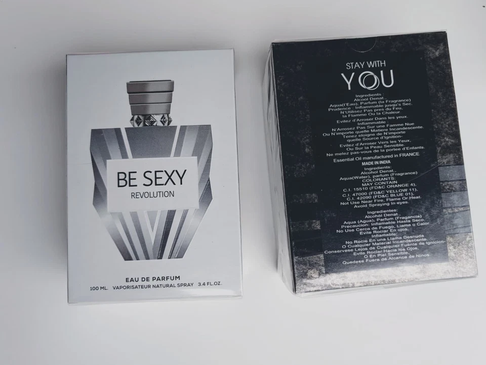 Pack de 2 eau de parfum Be Sexy Revolution de 100 ml cada uno (200 ml en total) - larga duración Foto 4 de 4