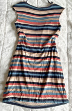 Women's Loft Stripes Sleeveless Dress Size S Petite