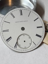 ELGIN 18 SIZE POCKETWATCH PORCELAIN DIAL PINNED FEET ------ BR-152