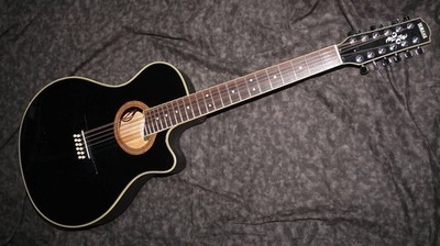 Electric Acoustic Guitar Yamaha APX-9-12 Black 12-String | eBay