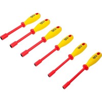 BGS Vde-SteckschlüSsel-Schraubendreher-Satz Sechskant SW 5,5 - 12 Mm 6Tlg. - 710