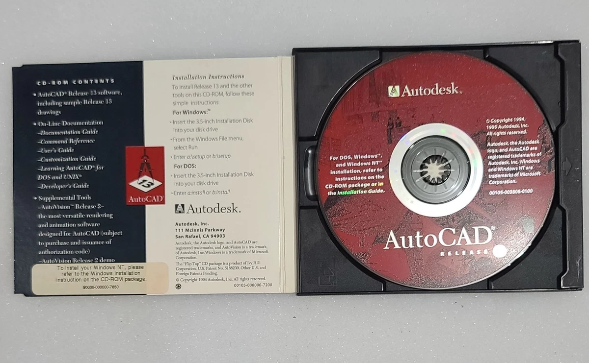 Autodesk AutoCAD Image, Video & Audio Software in English for sale