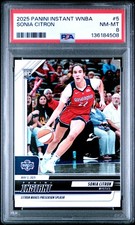 2025 PANINI INSTANT WNBA #5 SONIA CITRON PSA 8